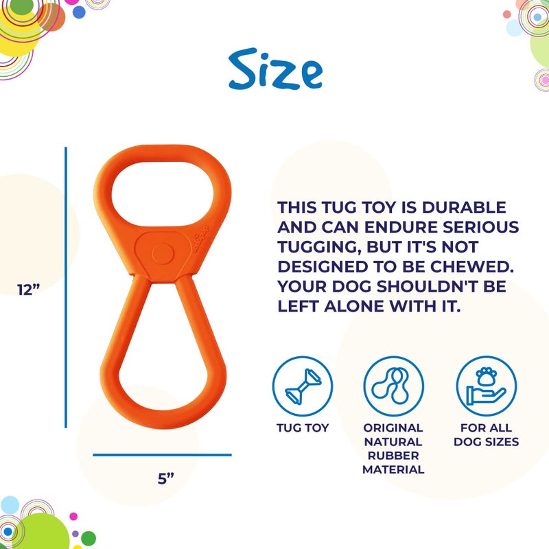 SodaPup Can Pull Tab â€“ Durable & Interactive Dog Tug Toy Made in USA from Non-Toxic, Pet Safe, Food Safe Natural Rubber Material for Bonding & Play Time, Mental & Physical Exercise, Training, & More - Image 5